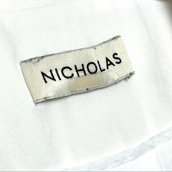 NICHOLAS Ivory Sleeveless Single Breasted Belted Tie Waist Tunic Jacket Vest 4 - Picture 9 of 15